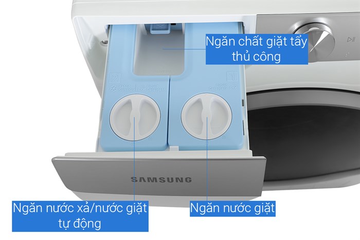 Máy Giặt Samsung AI Ecobubble Inverter 12 Kg WW12CGP44DSHSV